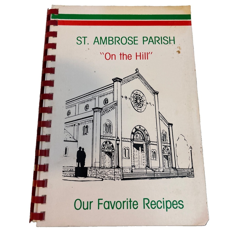 1994 St Ambrose On the Hill St Louis Italian Community Cookbook Recipes